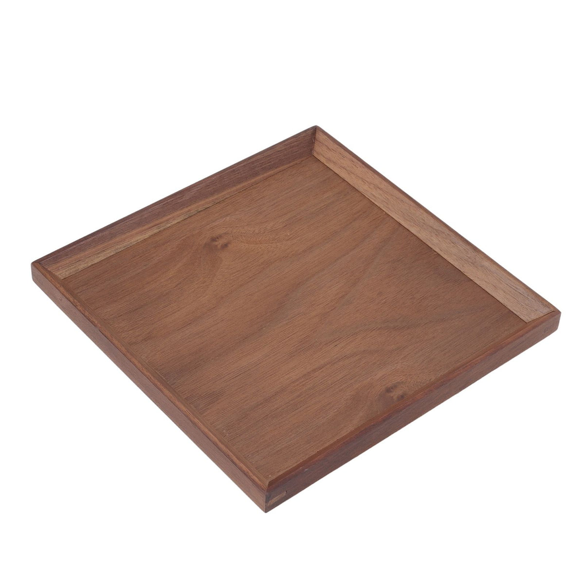 Black Walnut Tray Simple Fashion Serving Tray Serve Tea Fruit Cheese Wine Or Meals Medium Square