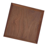 Black Walnut Tray Simple Fashion Serving Tray Serve Tea Fruit Cheese Wine Or Meals Medium Square