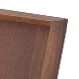 Black Walnut Tray Simple Fashion Serving Tray Serve Tea Fruit Cheese Wine Or Meals Medium Square