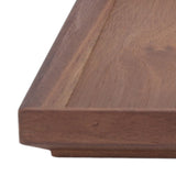 Black Walnut Tray Simple Fashion Serving Tray Serve Tea Fruit Cheese Wine Or Meals Medium Square - Extra Image