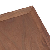 Black Walnut Tray Simple Fashion Serving Tray Serve Tea Fruit Cheese Wine Or Meals Medium Square - Extra Image