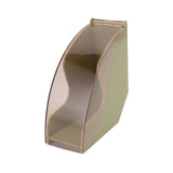Coffee Filter Paper Storage Box Dustproof Plastic Filter Paper Rack Hand Brewed Coffee Filter Holder with Cover Green