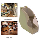 Coffee Filter Paper Storage Box Dustproof Plastic Filter Paper Rack Hand Brewed Coffee Filter Holder with Cover Green