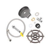 Glass Rinser for Kitchen Sink Bar Accessories High Pressure Spray Wash Sink Glass Cleaner Cup Washer Grey