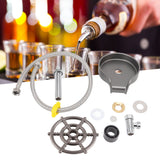 Glass Rinser for Kitchen Sink Bar Accessories High Pressure Spray Wash Sink Glass Cleaner Cup Washer Grey - Extra Image