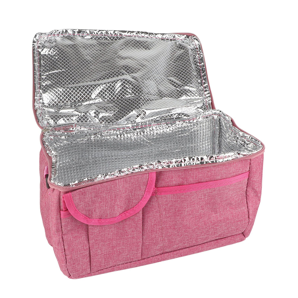 Rose Red Breastmilk Cooler Transport Bag Waterproof Large Double Layer Insulation Lunchbox Shoulder Bag