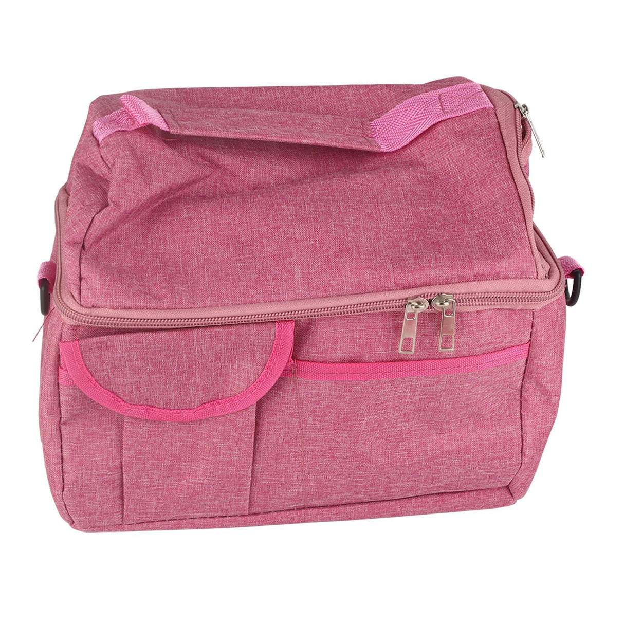 Rose Red Breastmilk Cooler Transport Bag Waterproof Large Double Layer Insulation Lunchbox Shoulder Bag