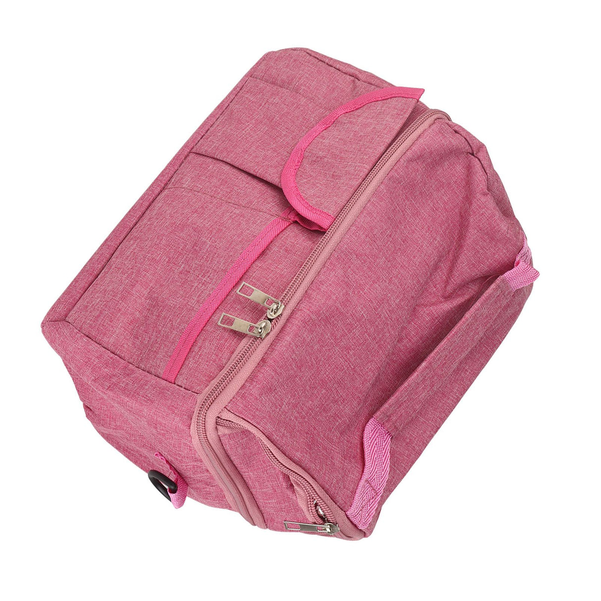Rose Red Breastmilk Cooler Transport Bag Waterproof Large Double Layer Insulation Lunchbox Shoulder Bag
