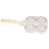 Egg Frying Pan Stick Proof Even Heating Flat Base Aluminum Alloy Pancake Pan for Induction Cooker Gas Stove 4 Cups