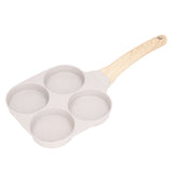 Egg Frying Pan Stick Proof Even Heating Flat Base Aluminum Alloy Pancake Pan for Induction Cooker Gas Stove 4 Cups
