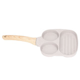 Egg Frying Pan Stick Proof Even Heating Flat Base Aluminum Alloy Pancake Pan for Induction Cooker Gas Stove 3 Cups