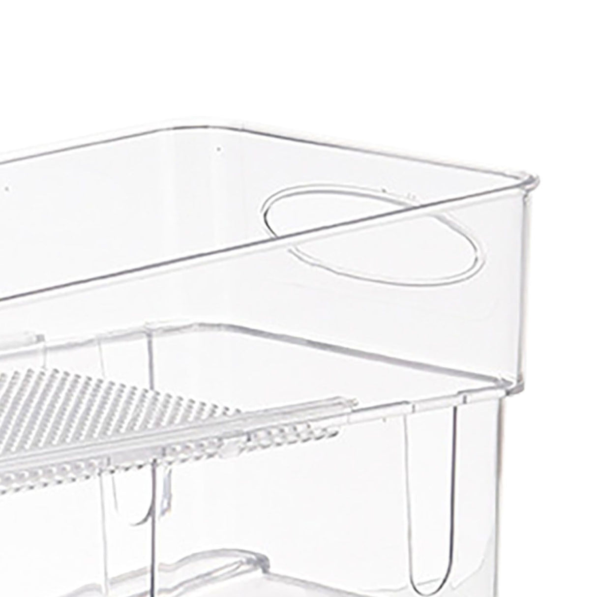 Double Layer Soda Can Organizer Automatic Rolling Transparent Beverage Can Storage Organizer for Refrigerator