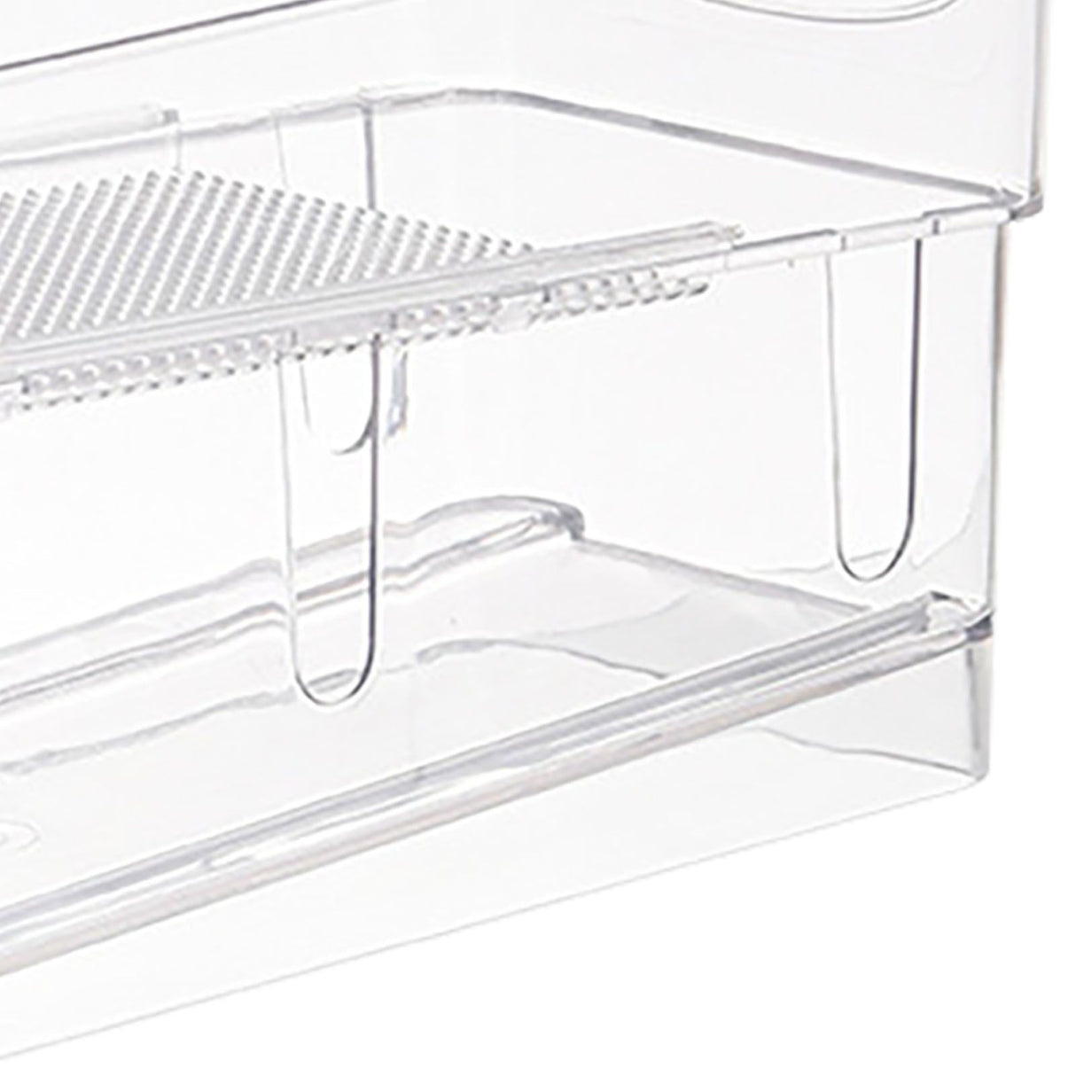 Double Layer Soda Can Organizer Automatic Rolling Transparent Beverage Can Storage Organizer for Refrigerator