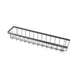 Refrigerator Hanging Shelf Nail Free with Hooks Black Refrigerator Spice Rack for Home Kitchen Double Layer - 45-Degree Angle