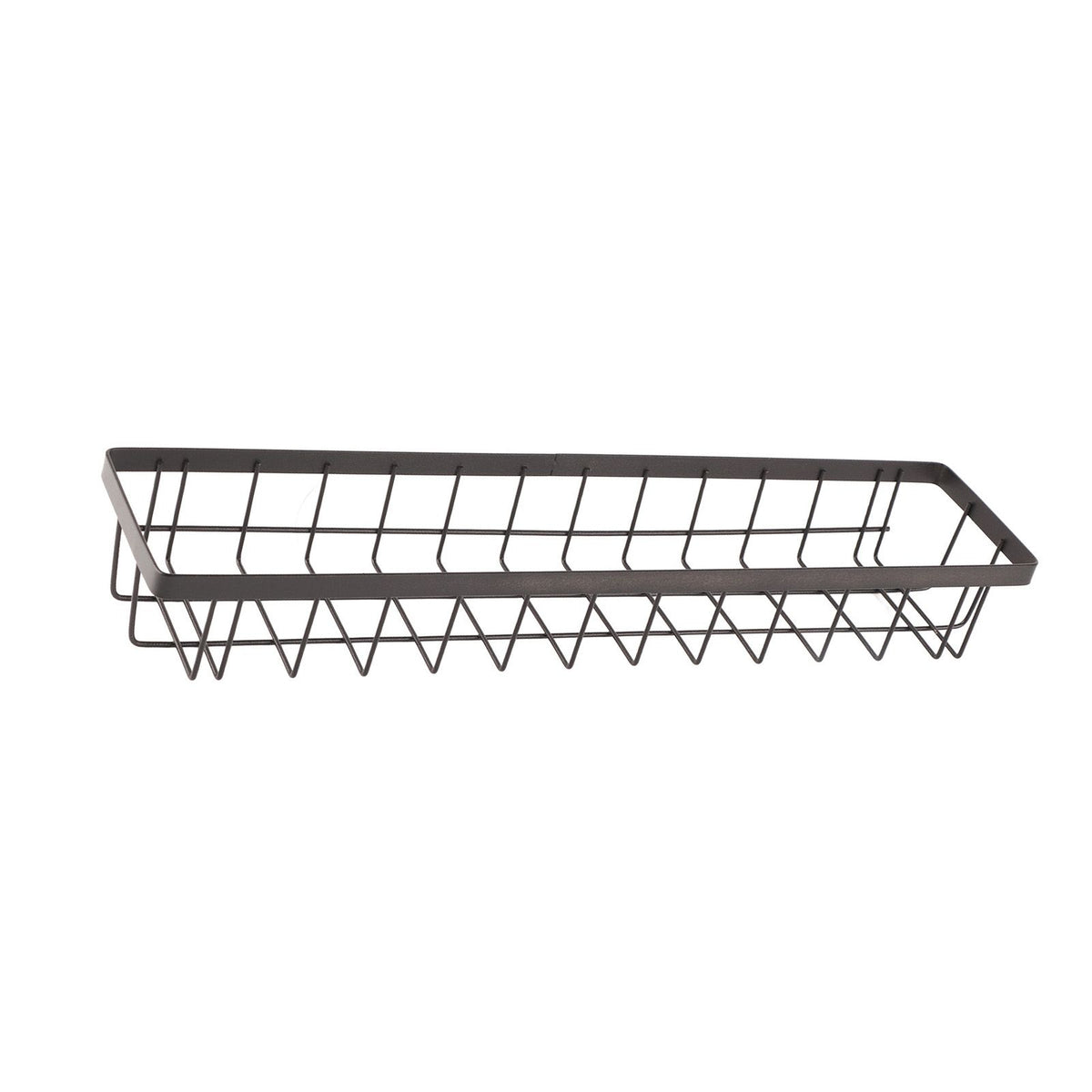 Refrigerator Hanging Shelf Nail Free with Hooks Black Refrigerator Spice Rack for Home Kitchen Double Layer