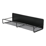 Wall Mounted Magnetic Shelf Refrigerator Punch Free Seasoning Rack Metal Storage Rack 30x10.5x7cm/11.8x4.1x2.8in