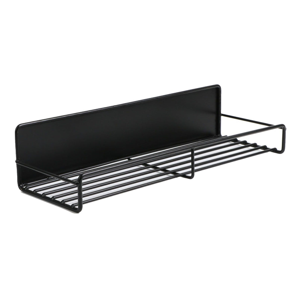 Wall Mounted Magnetic Shelf Refrigerator Punch Free Seasoning Rack Metal Storage Rack 30x10.5x7cm/11.8x4.1x2.8in