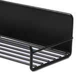 Wall Mounted Magnetic Shelf Refrigerator Punch Free Seasoning Rack Metal Storage Rack 30x10.5x7cm/11.8x4.1x2.8in