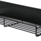 Wall Mounted Magnetic Shelf Refrigerator Punch Free Seasoning Rack Metal Storage Rack 30x10.5x7cm/11.8x4.1x2.8in - Low Angle