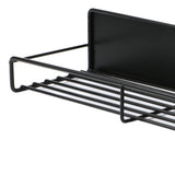 Wall Mounted Magnetic Shelf Refrigerator Punch Free Seasoning Rack Metal Storage Rack 30x10.5x7cm/11.8x4.1x2.8in - Extra Image