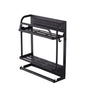 Refrigerator Magnetic Storage Shelf Organizer Strong Magnetic Spice Rack for Refrigerator B Style Double Layer