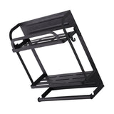 Refrigerator Magnetic Storage Shelf Organizer Strong Magnetic Spice Rack for Refrigerator B Style Double Layer