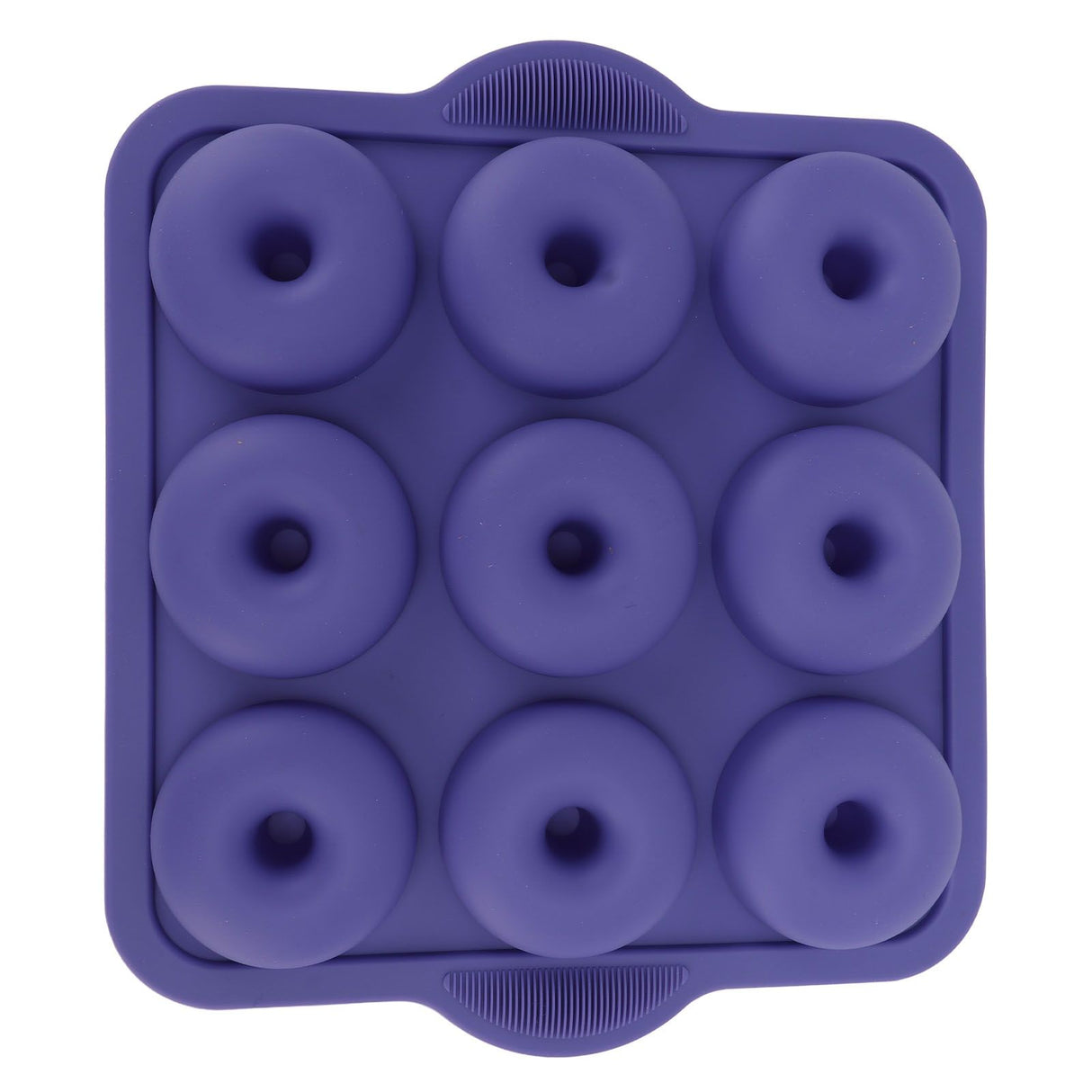 Silicone Donut Mold 9 Cavity Prevents Stick Safe Heat Resistance Doughnut Pan Set for Cake Biscuit Bagels Muffins Royalblue