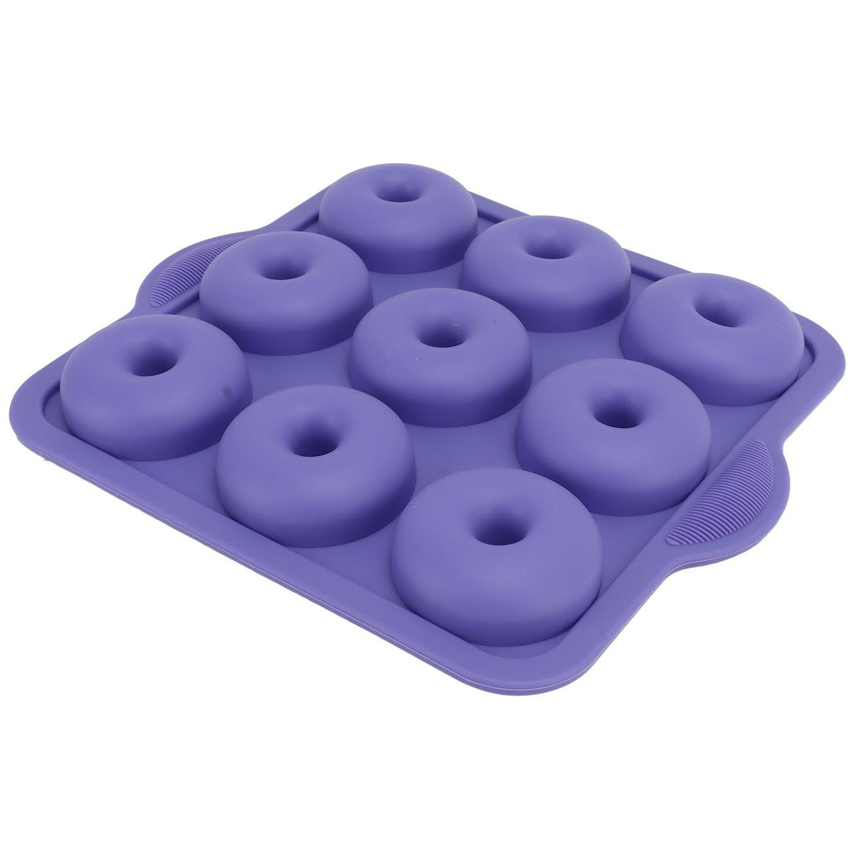 Silicone Donut Mold 9 Cavity Prevents Stick Safe Heat Resistance Doughnut Pan Set for Cake Biscuit Bagels Muffins Royalblue