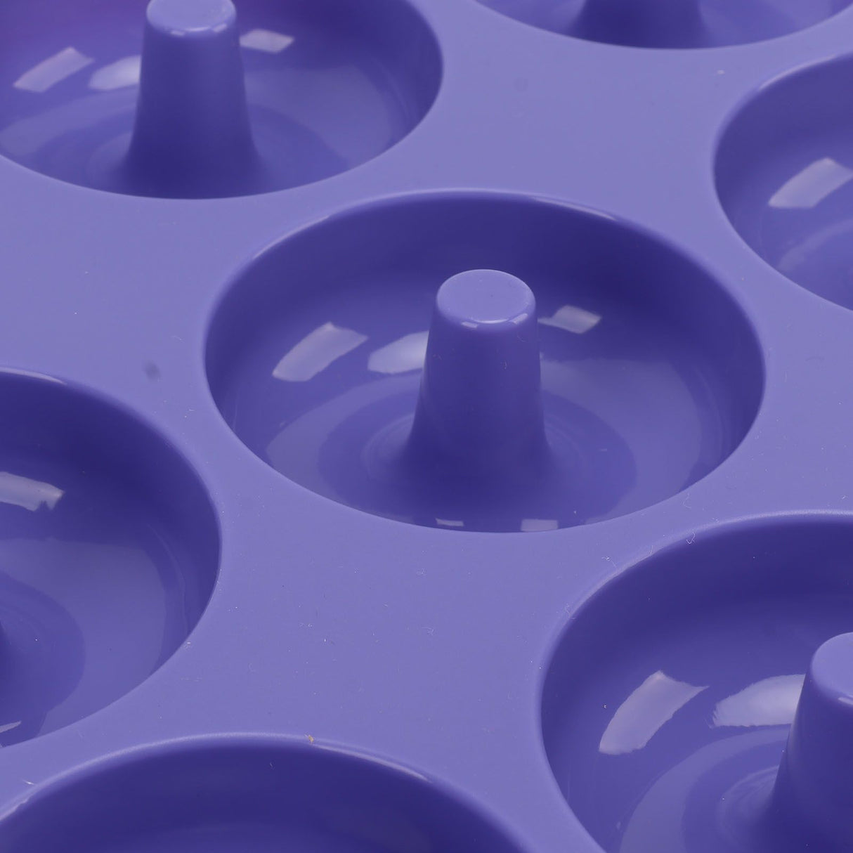 Silicone Donut Mold 9 Cavity Prevents Stick Safe Heat Resistance Doughnut Pan Set for Cake Biscuit Bagels Muffins Royalblue
