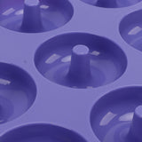 Silicone Donut Mold 9 Cavity Prevents Stick Safe Heat Resistance Doughnut Pan Set for Cake Biscuit Bagels Muffins Royalblue