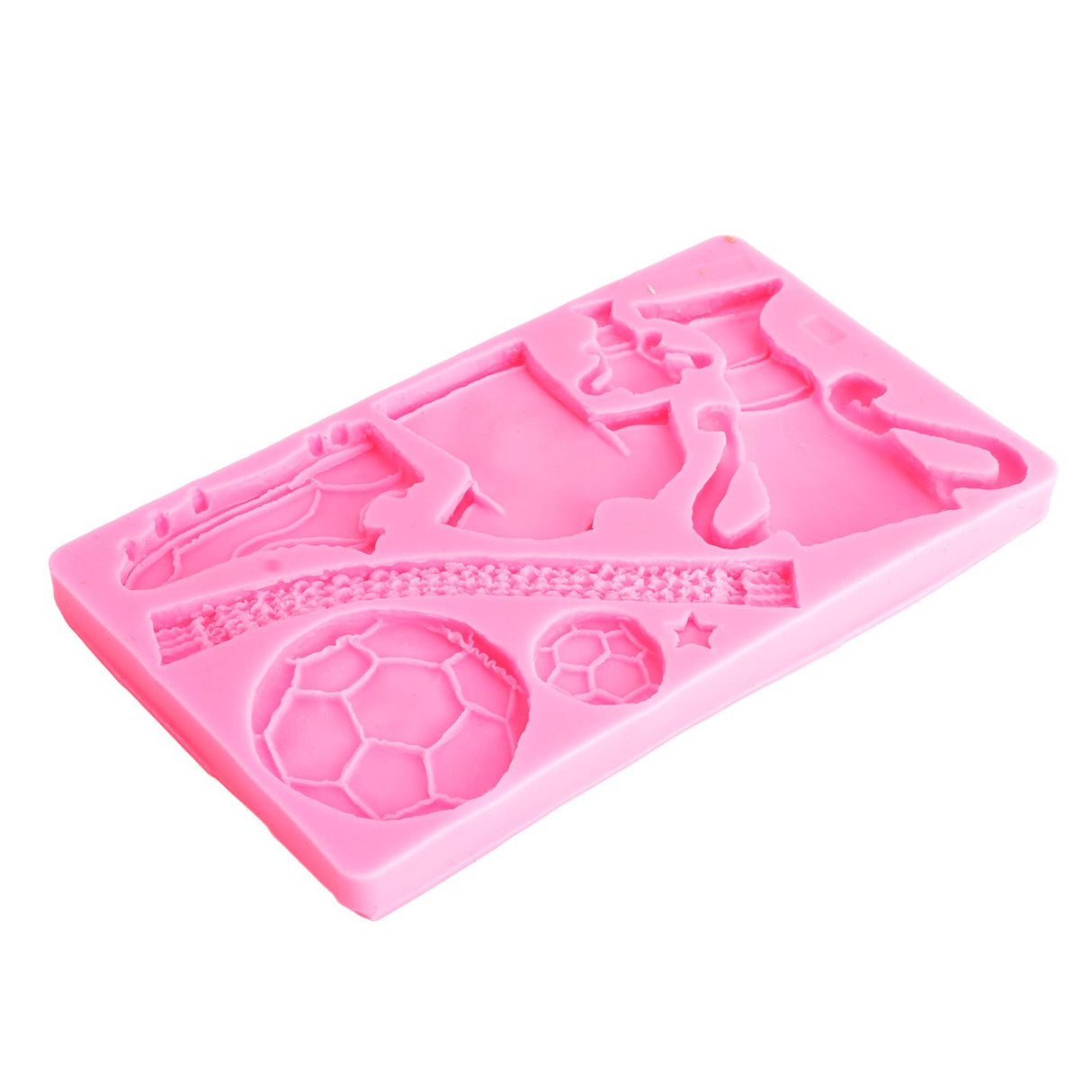 Football Trophy Silicone Fondant Molds Clothes Shoes Cake Chocolate Mould DIY Baking Mold Pink