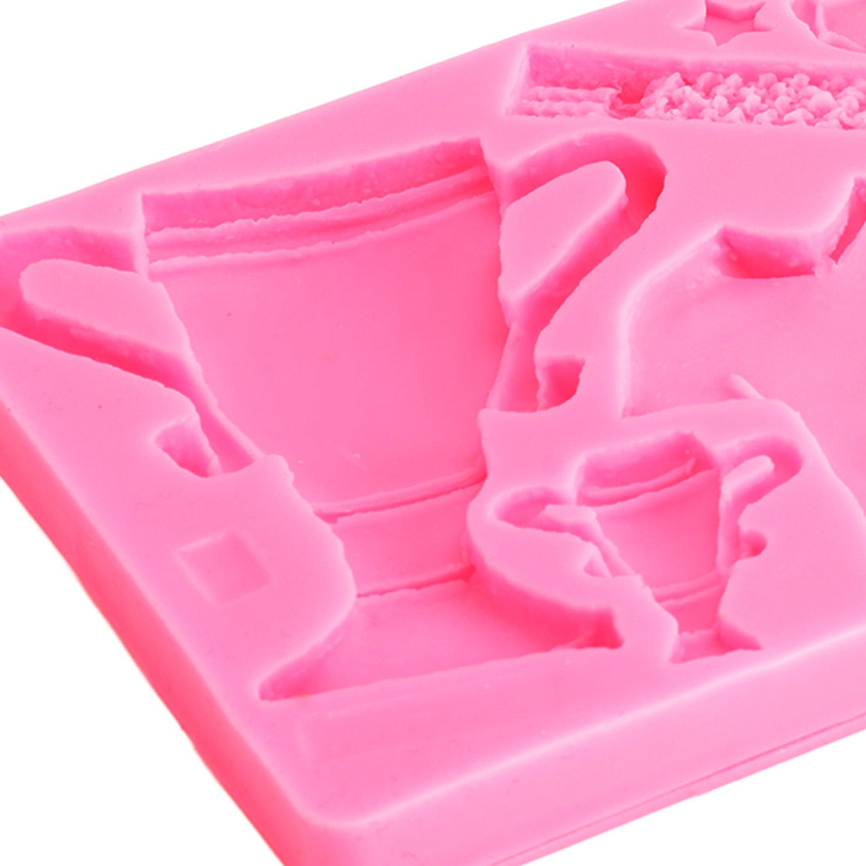 Football Trophy Silicone Fondant Molds Clothes Shoes Cake Chocolate Mould DIY Baking Mold Pink
