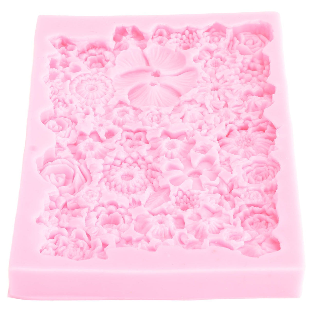 Fondant Mold Stick Proof Easy Release Odorless Silicone DIY Baking Mold for Chocolate Cake Cupcake Decoration