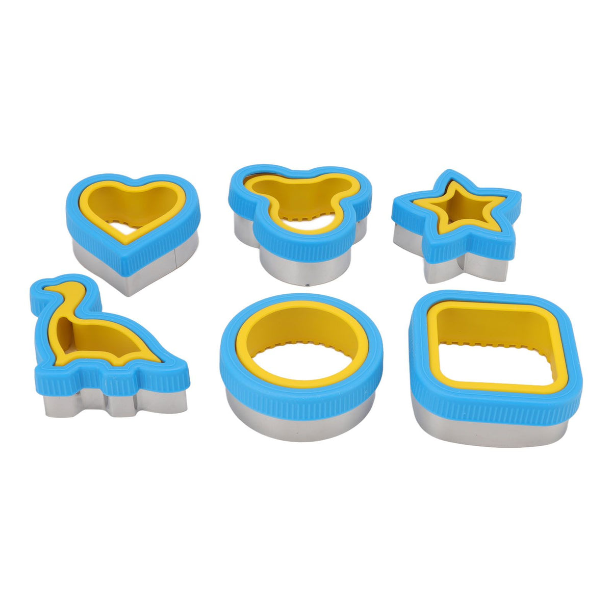 Sandwich Cutter Prevent Slip Rust Proof Cartoon Bread Press Mold for Pancake Rice Cheese Fruits 6pcs