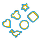 Sandwich Cutter Prevent Slip Rust Proof Cartoon Bread Press Mold for Pancake Rice Cheese Fruits 6pcs