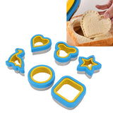 Sandwich Cutter Prevent Slip Rust Proof Cartoon Bread Press Mold for Pancake Rice Cheese Fruits 6pcs