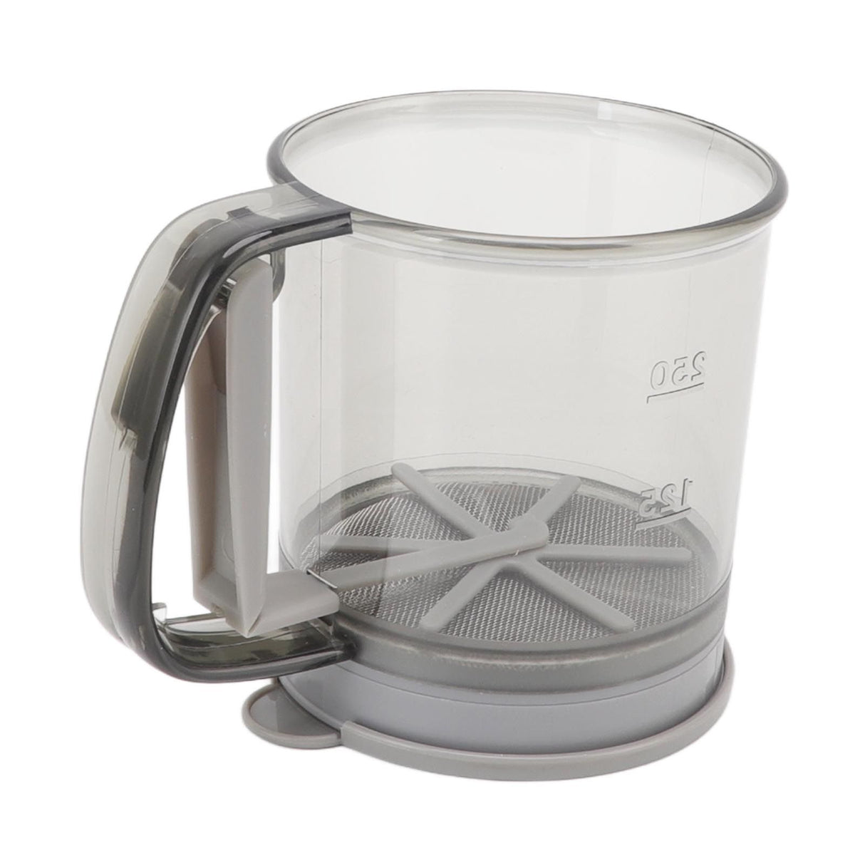 Flour Sifter Cup Handheld Double Layer Filter Mesh Flour Strainer Colander with Lid for Kitchen Supplies Baking Tools