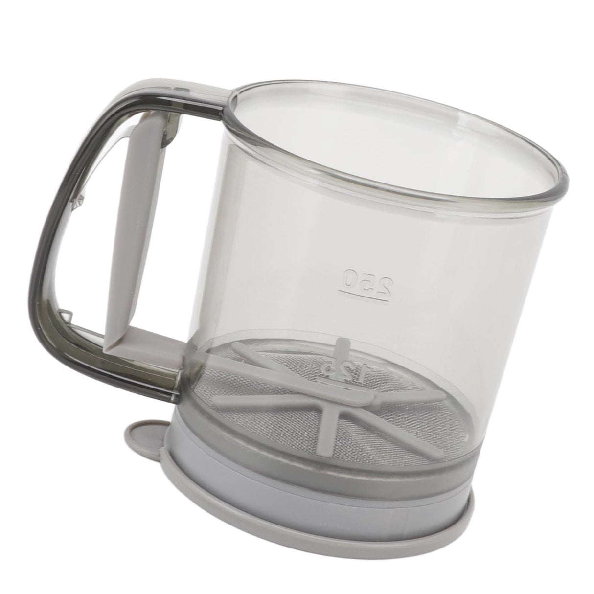 Flour Sifter Cup Handheld Double Layer Filter Mesh Flour Strainer Colander with Lid for Kitchen Supplies Baking Tools