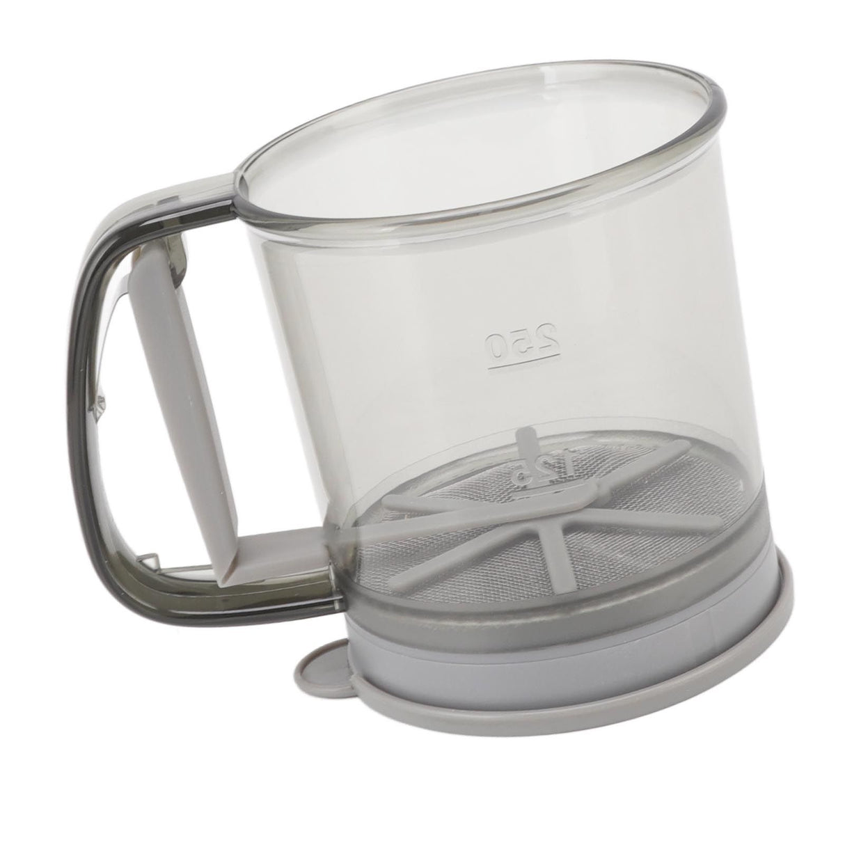 Flour Sifter Cup Handheld Double Layer Filter Mesh Flour Strainer Colander with Lid for Kitchen Supplies Baking Tools