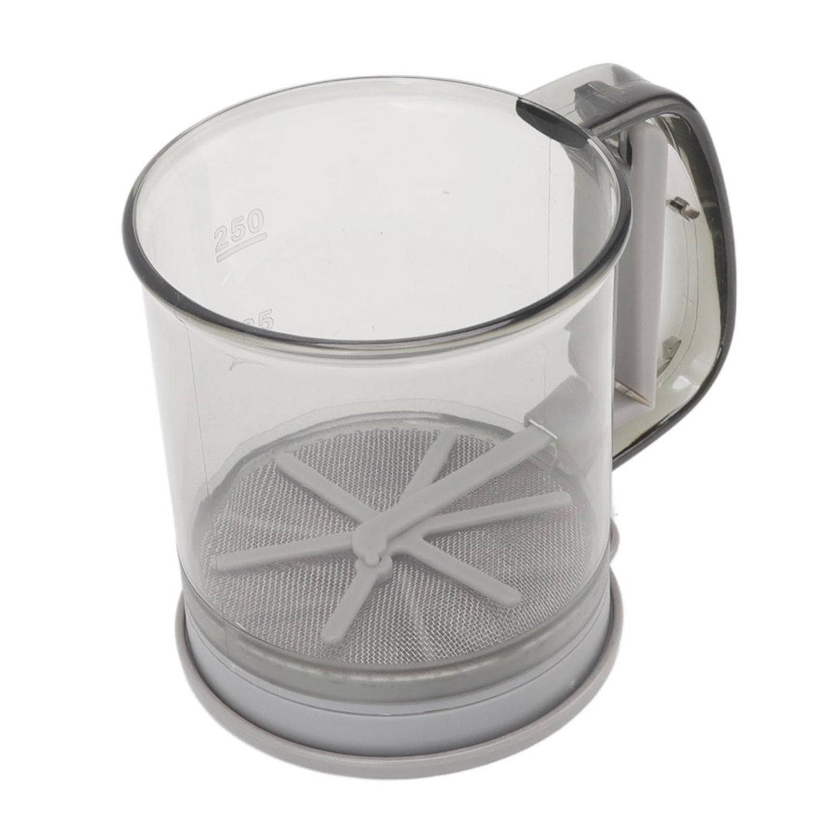 Flour Sifter Cup Handheld Double Layer Filter Mesh Flour Strainer Colander with Lid for Kitchen Supplies Baking Tools