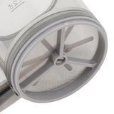 Flour Sifter Cup Handheld Double Layer Filter Mesh Flour Strainer Colander with Lid for Kitchen Supplies Baking Tools