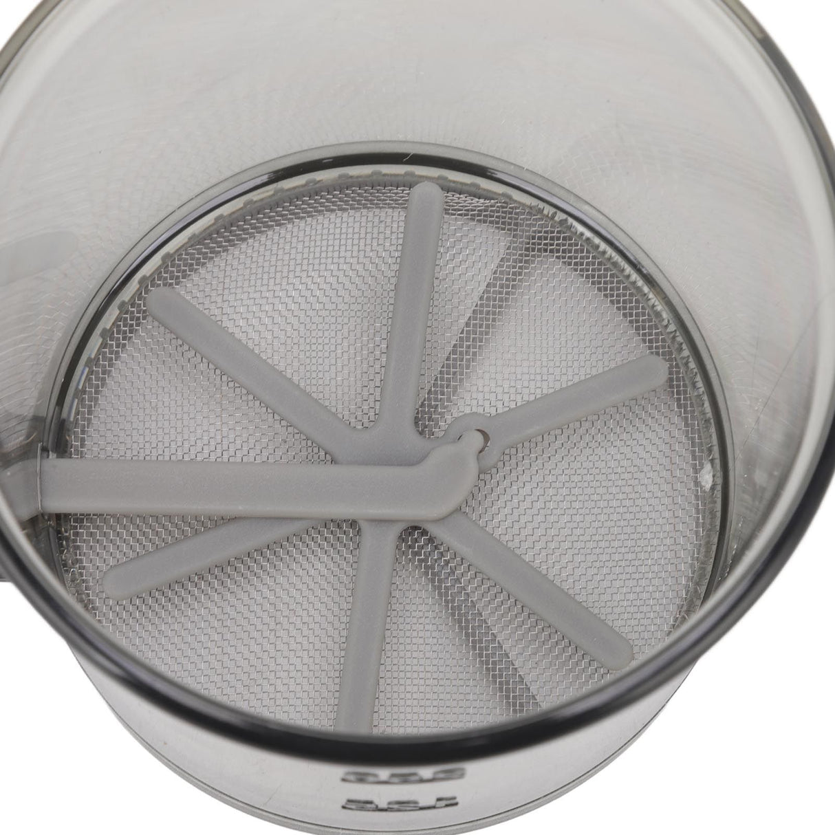 Flour Sifter Cup Handheld Double Layer Filter Mesh Flour Strainer Colander with Lid for Kitchen Supplies Baking Tools