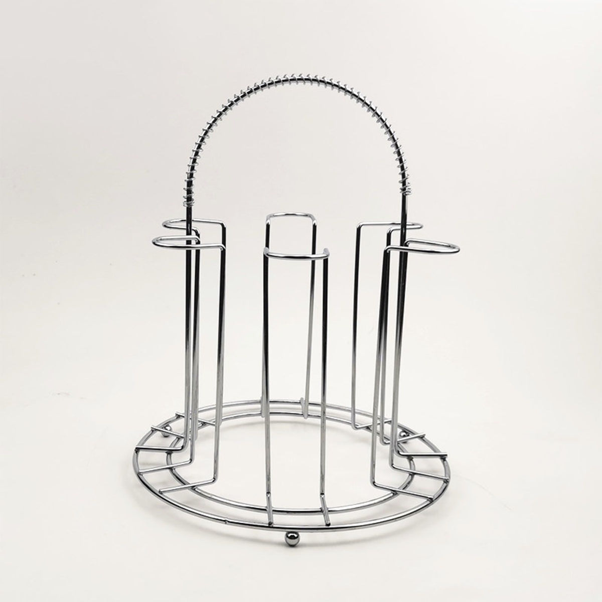 Glass Water Cup Rack Bracket Stainless Steel Household Draining Cup Storage Rack Holder for Party