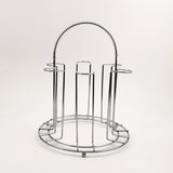 Glass Water Cup Rack Bracket Stainless Steel Household Draining Cup Storage Rack Holder for Party