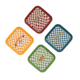4Pcs Spit Bone Dish Food Grade Plastic Household Food Residue Snack Pan Small Mini Patent Apple Banana Lemon Avocado
