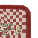 4Pcs Spit Bone Dish Food Grade Plastic Household Food Residue Snack Pan Small Mini Patent Apple Banana Lemon Avocado - Low Angle