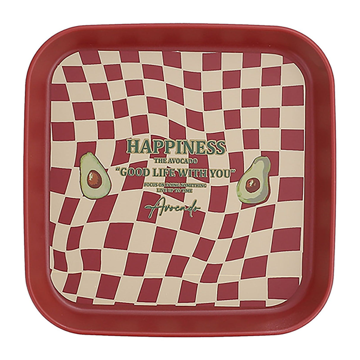 4Pcs Spit Bone Dish Food Grade Plastic Household Food Residue Snack Pan Small Mini Patent Apple Banana Lemon Avocado