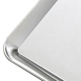 Serving Platter Square Stainless Steel Dish Tray Barbecue Plate Silver Color for Home L - Extra Image