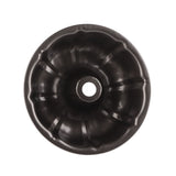 Cake Bread Baking Mold Pumpkin Shaped Carbon Steel Black 3D Baking Dessert Molds for Chocolate Pudding - Side View