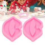 2pcs Lip Shape Silicone Molds Flexible DIY Fondant Molds Cake Decorating Molds for Cake Shop - Extra Image